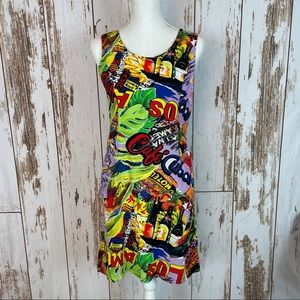 Jams World Cafe Pop Art Dress With Pockets Size 5